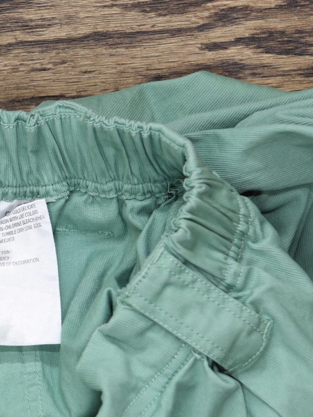 Logo By Lori Goldstein Regular Textured Full Length Pants Feldspar Green XS - Picture 4 of 7